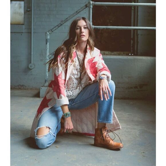 Bed|Stu Women’s Bonnie II Vegetable Tan Leather Lace Up Combat Ankle Boot - Picture 12 of 13